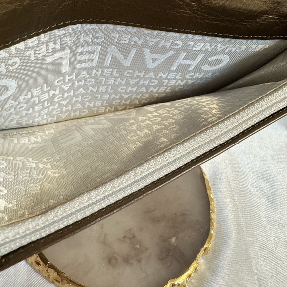 Chanel Cambon Bronze Gold CC Logo Long Wallet - Picture 9 of 12
